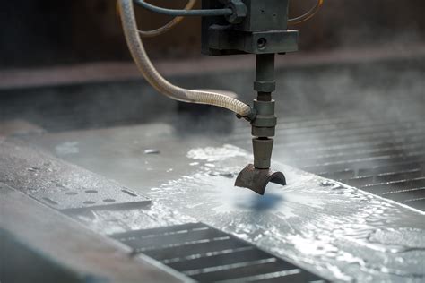 sheet metal water jet cutting|high pressure water cutting metal.